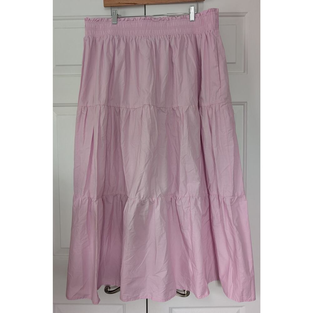 Skies Are Blue Tiered Pastel Purple Maxi Skirt NEW!